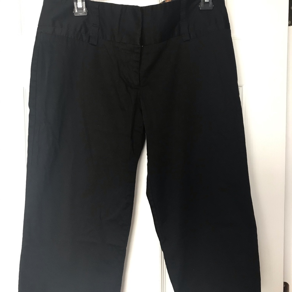 Black dressy capris
